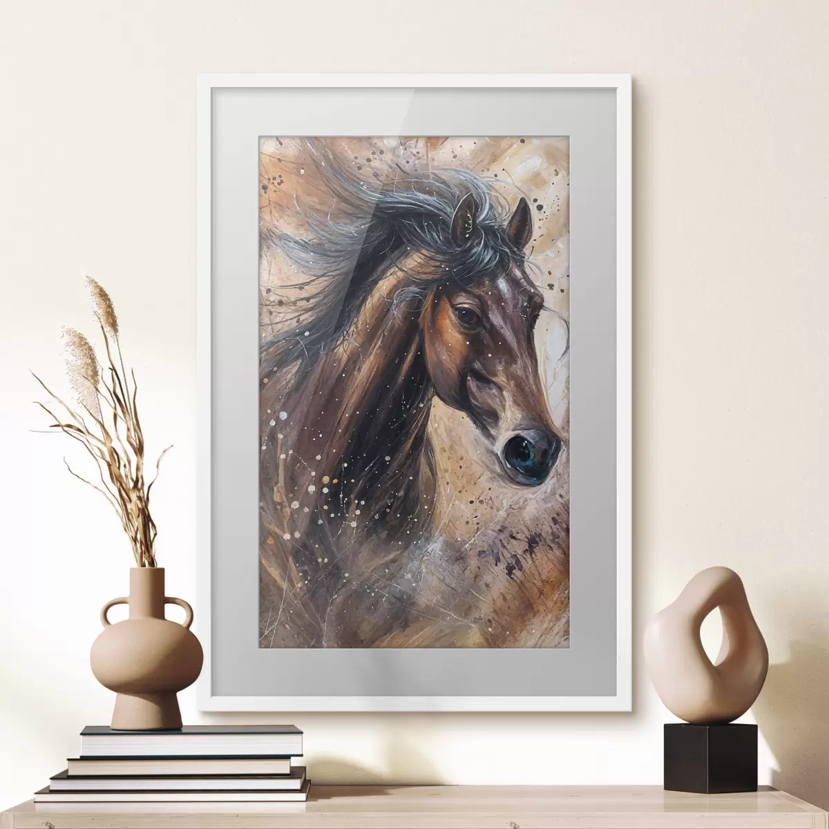 Poster Cheval et silence f38959