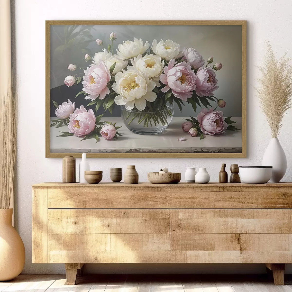 Poster Pivoines et harmonie f38967