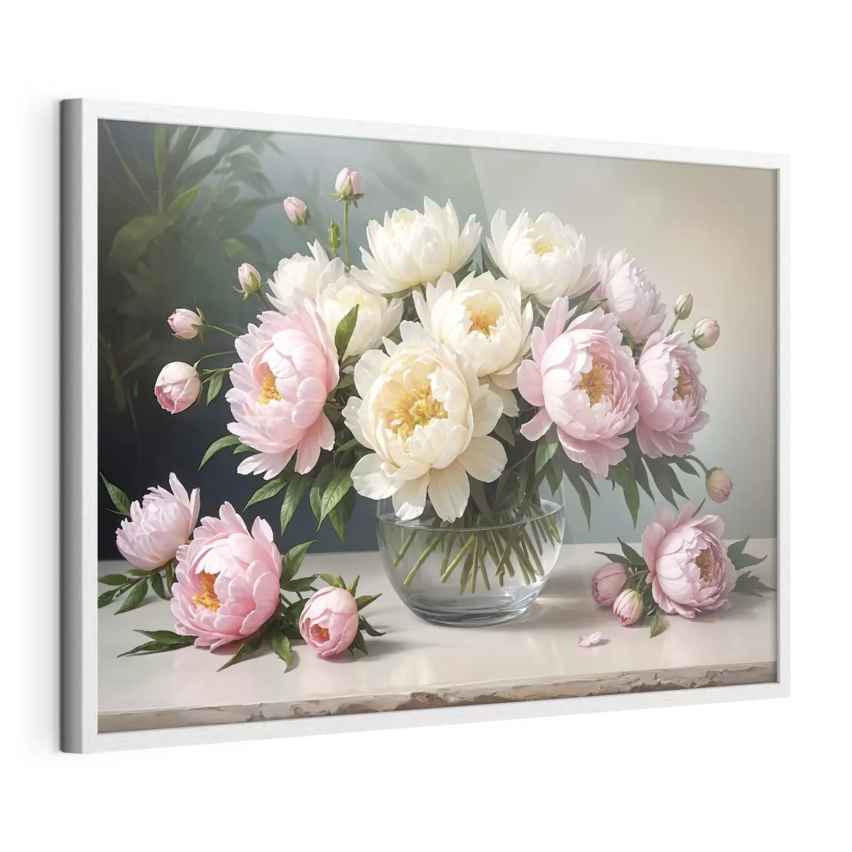 Poster Pivoines et harmonie f38967