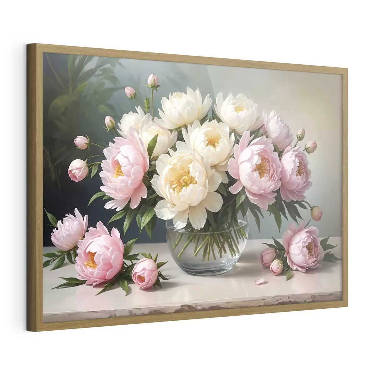 Poster Pivoines et harmonie f38967