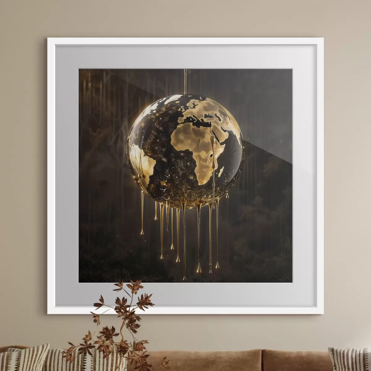 Poster Monde et lueur f38983