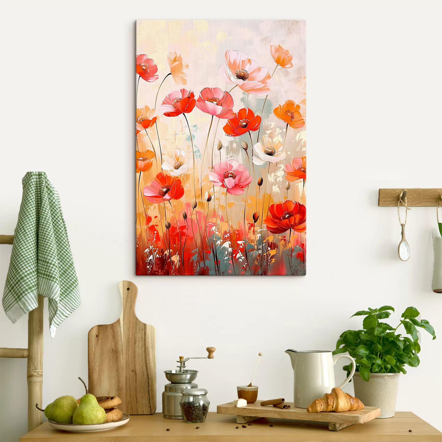 Tableau Coquelicots dans les champs s39048