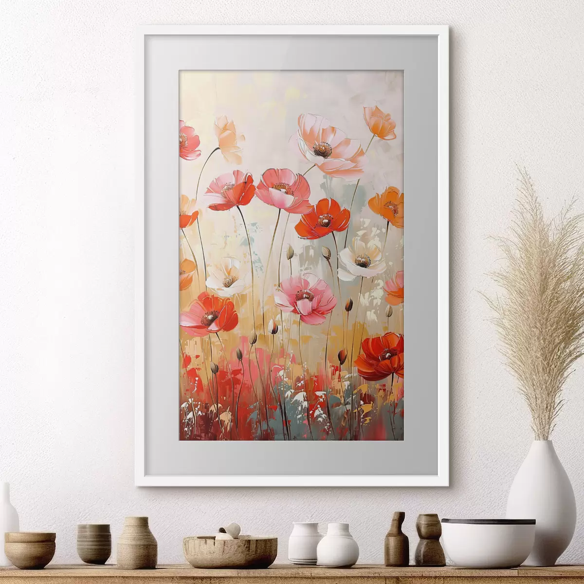 Poster Coquelicots dans les champs f39048