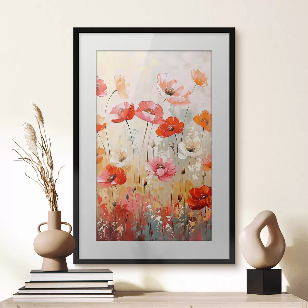 Poster Coquelicots dans les champs f39048