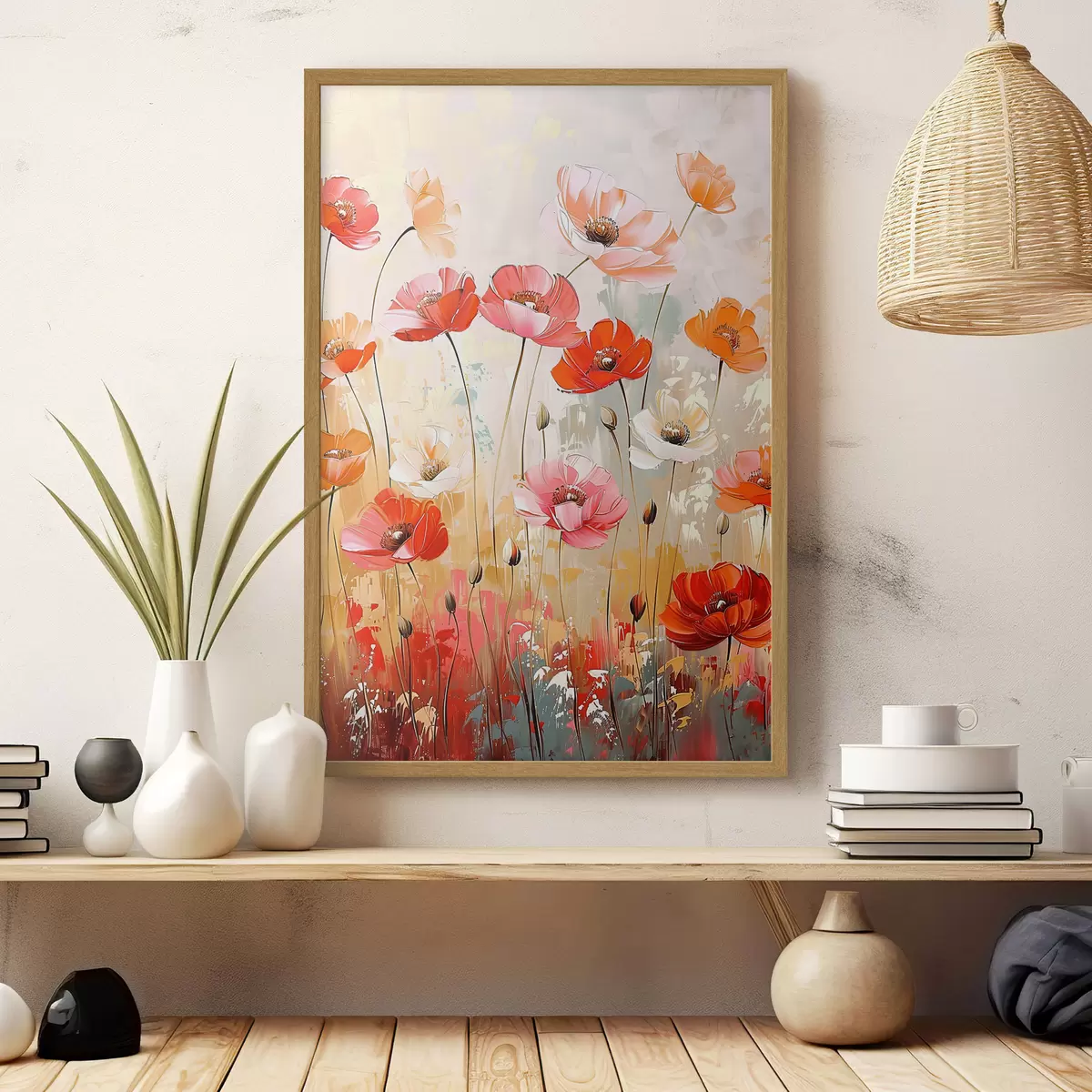 Poster Coquelicots dans les champs f39048