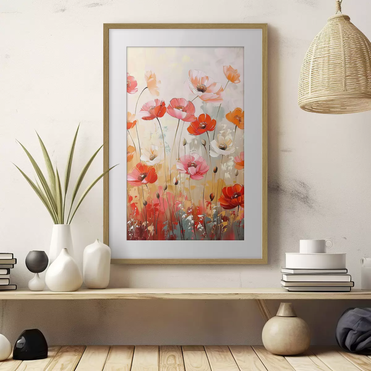 Poster Coquelicots dans les champs f39048