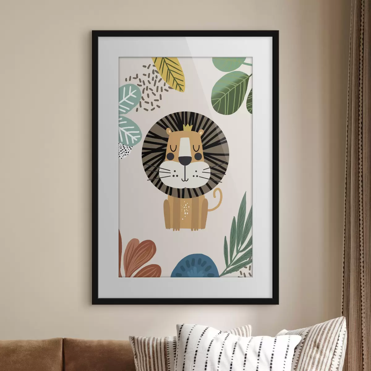 Poster Lion et rêve f39095