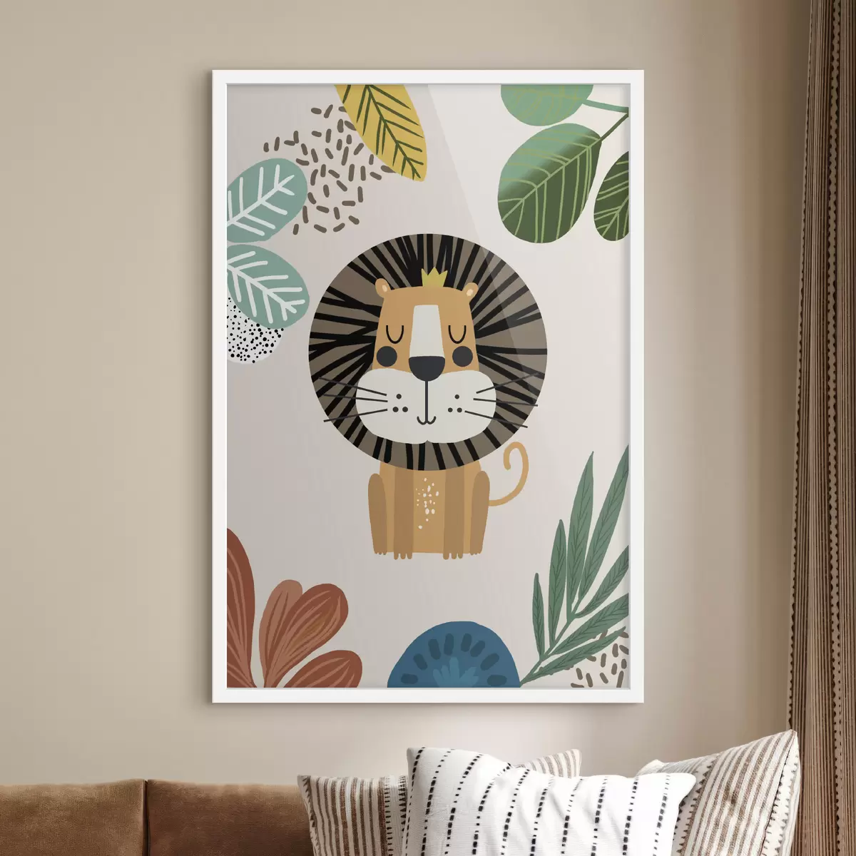 Poster Lion et rêve f39095