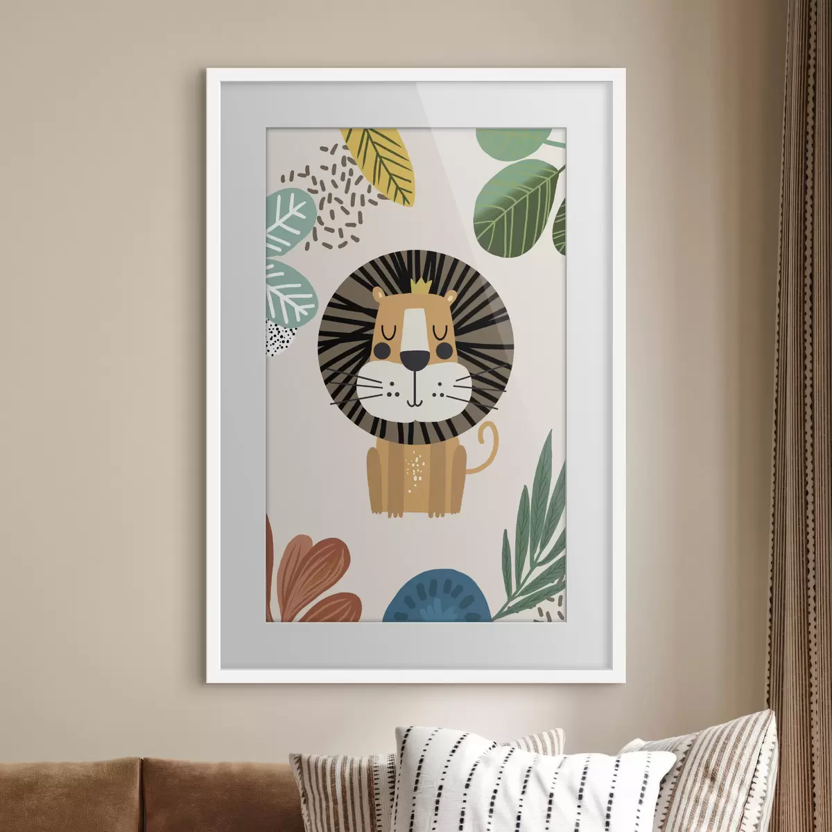 Poster Lion et rêve f39095