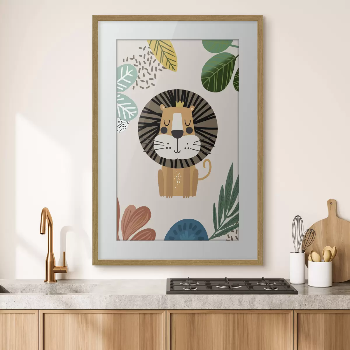 Poster Lion et rêve f39095