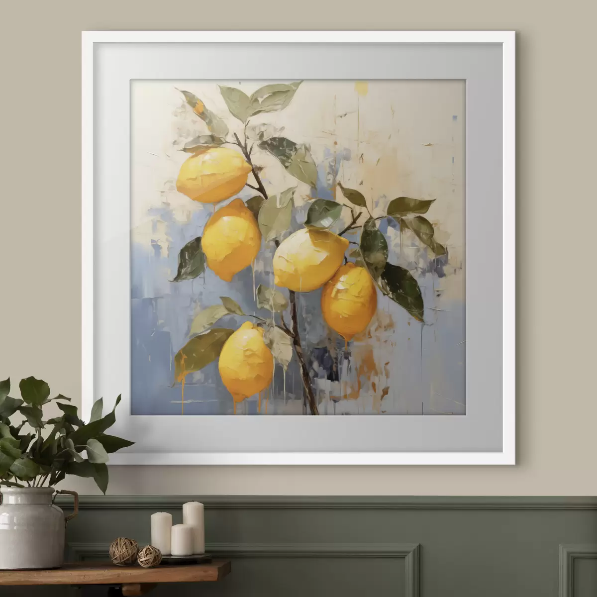 Poster Cuisine et lueur f39186
