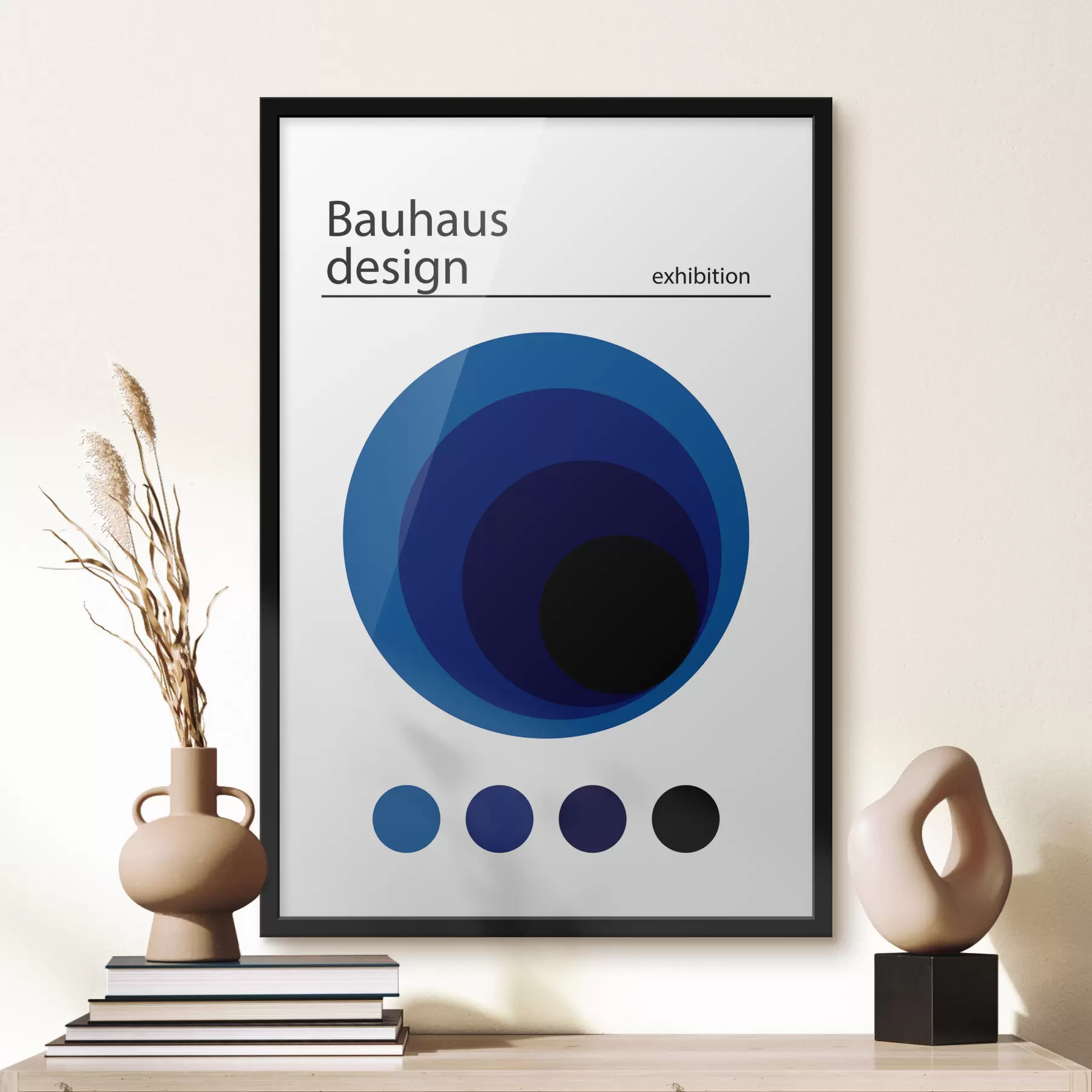 Papier peint Abstraction géométrique du Bauhaus f39255