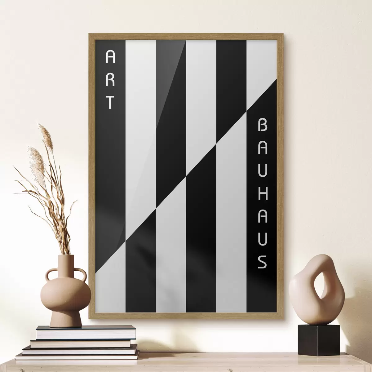 Poster Abstraction géométrique du Bauhaus f39269