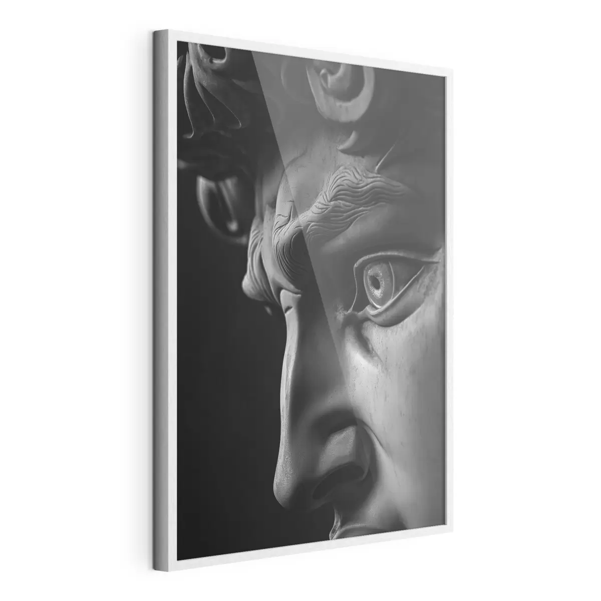 Poster portrait en gros plan de David de profil f26124