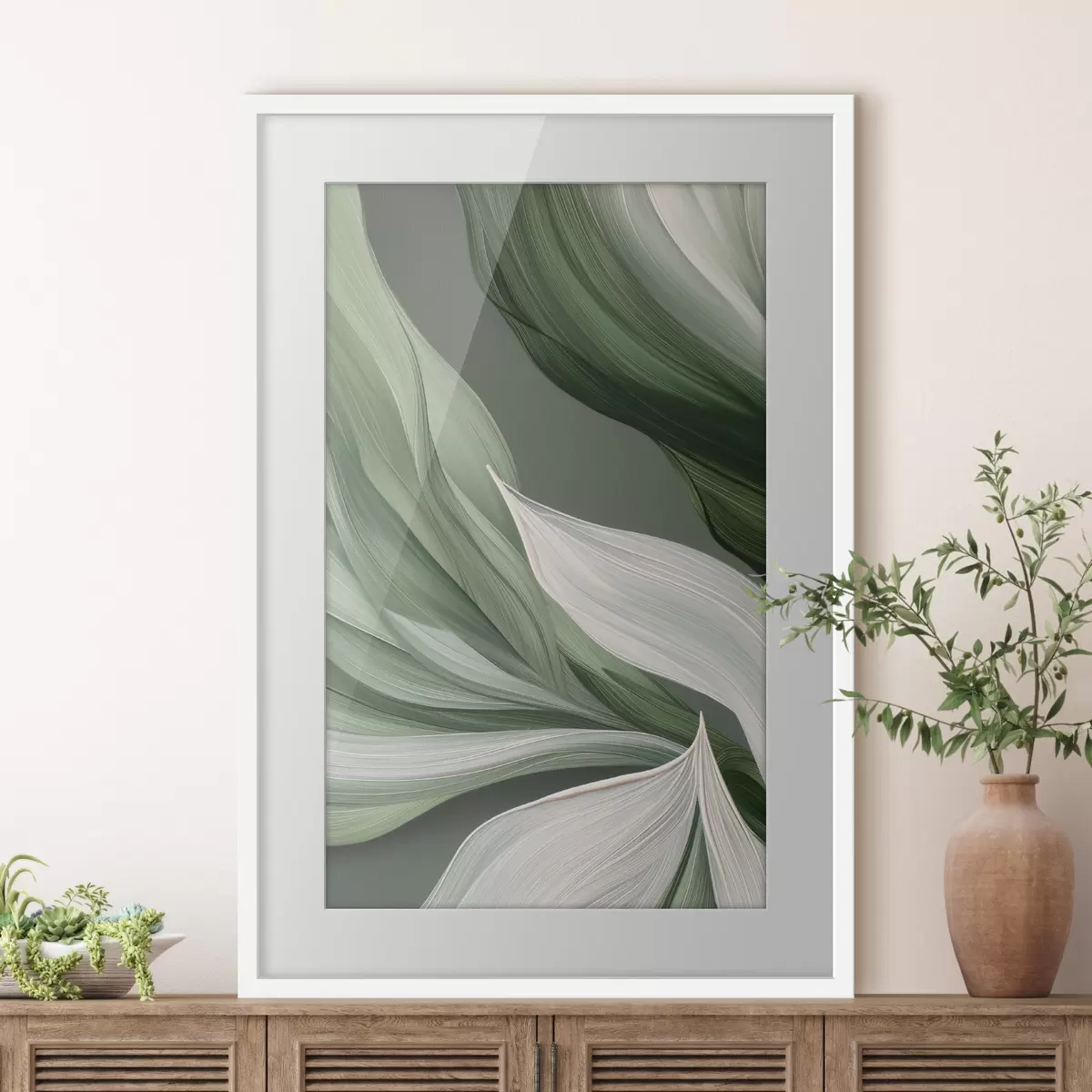 Poster Voile vert f39327