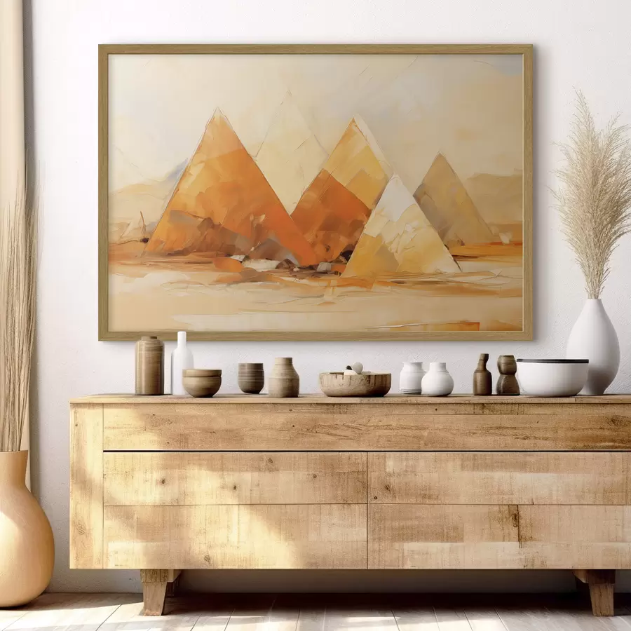 Papier peint Pyramides du temps f39435