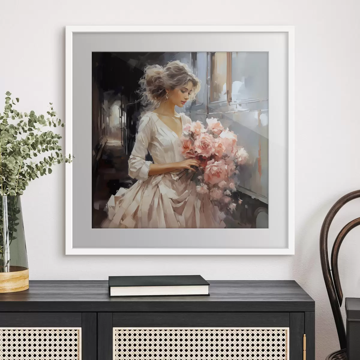 Poster Roses et souffle f39438