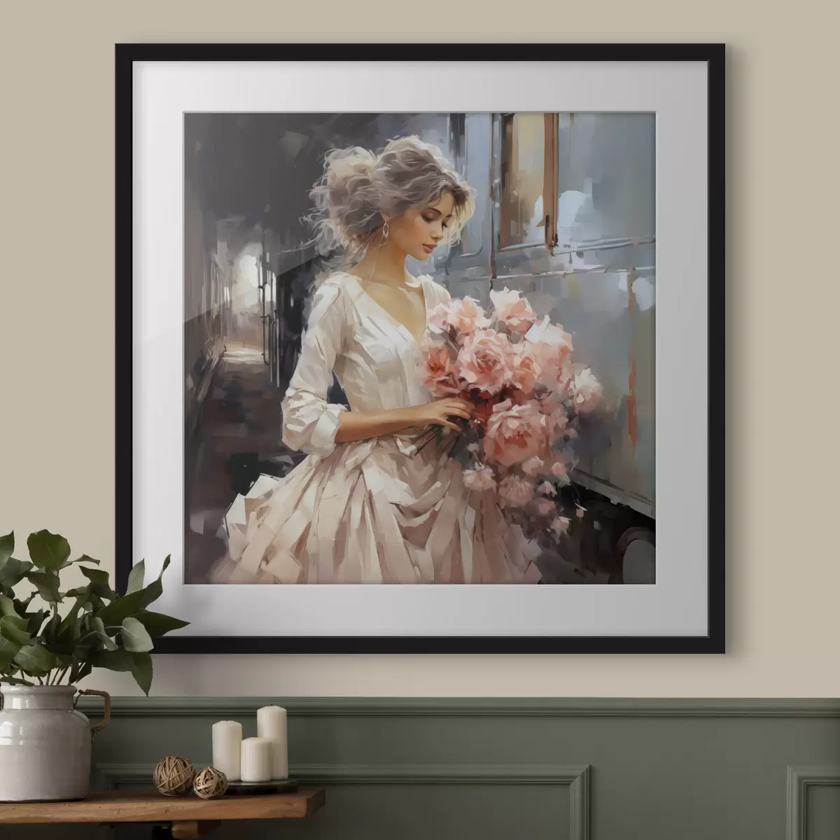 Poster Roses et souffle f39438