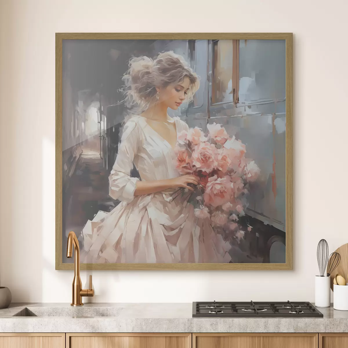 Poster Roses et souffle f39438