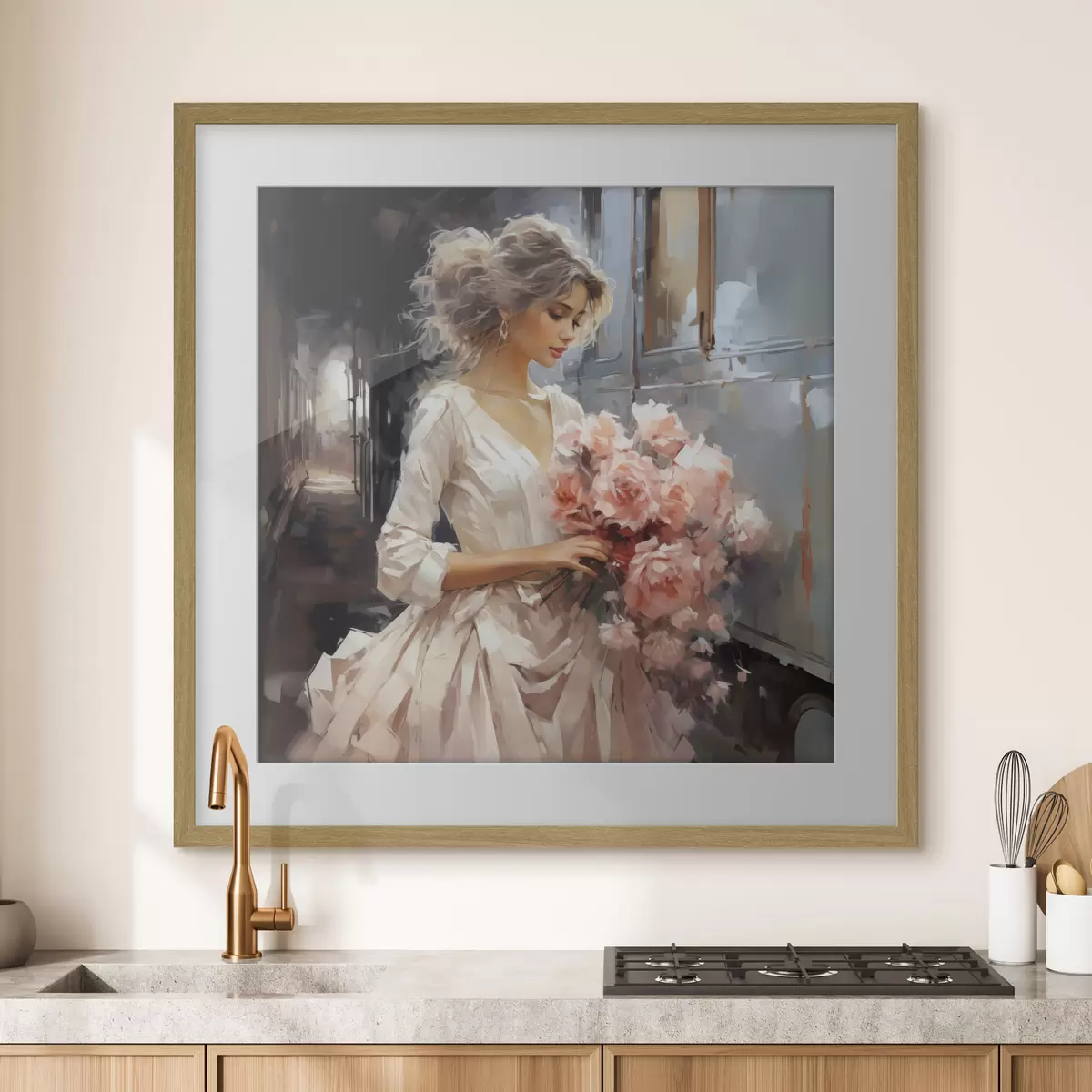 Poster Roses et souffle f39438