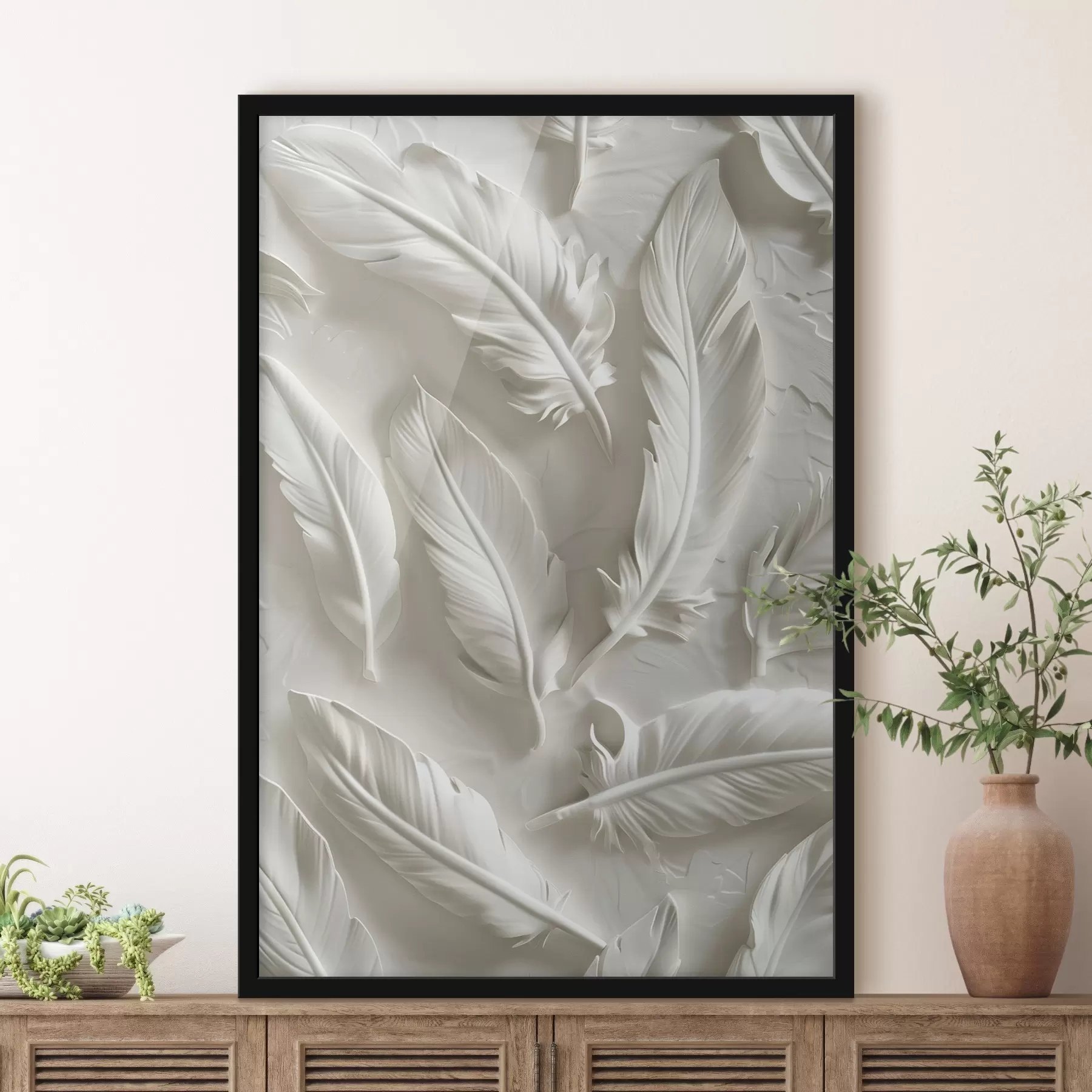 Papier peint Belles plumes 3D f39206
