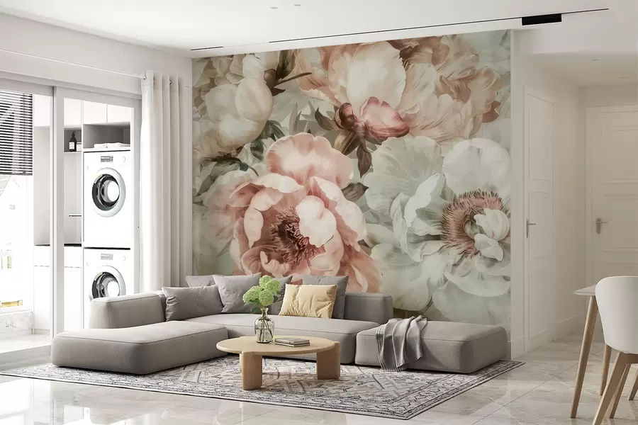 Papier peint Pivoines w01291