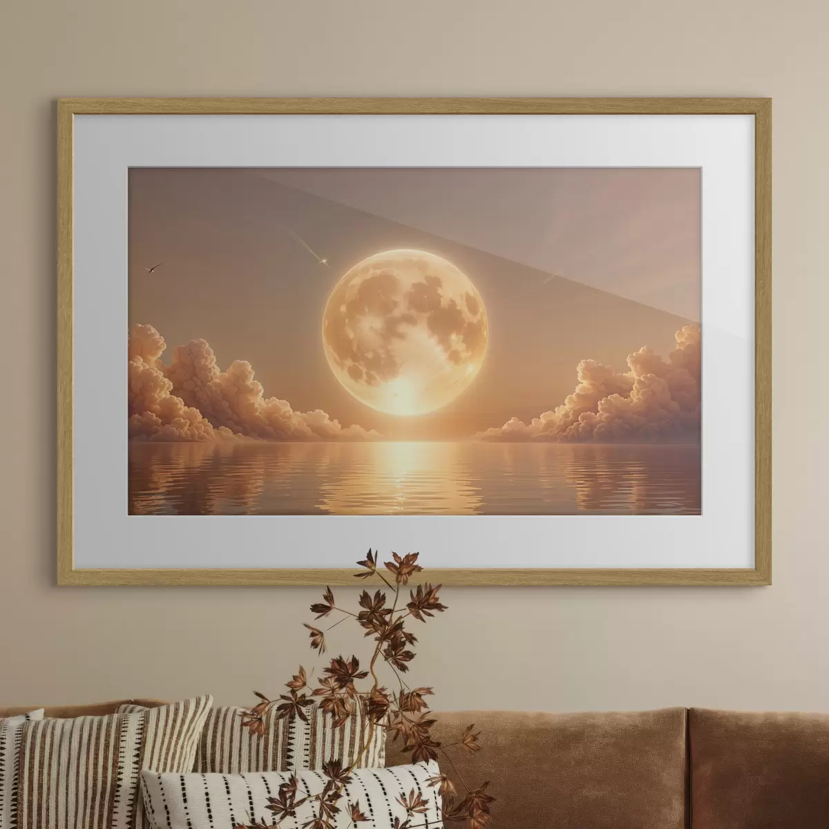 Poster Lune et lueur f39403