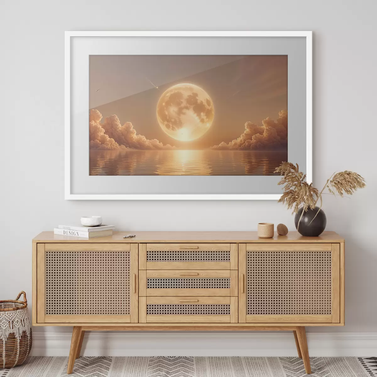 Poster Lune et lueur f39403