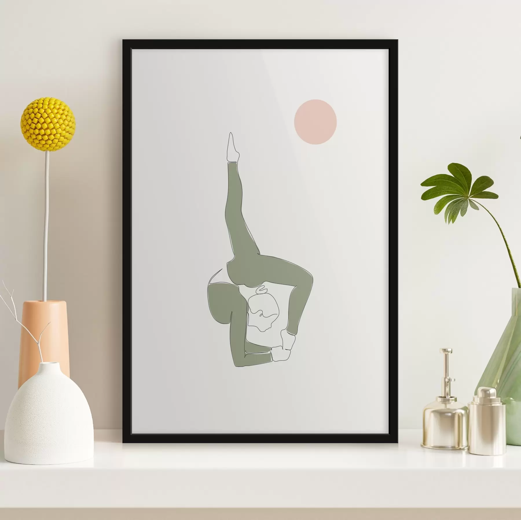 Papier peint Pose gracieuse sous le soleil f37987