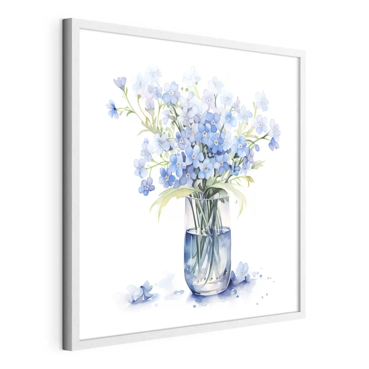 Poster Bouquet bleu de souhaits f39564