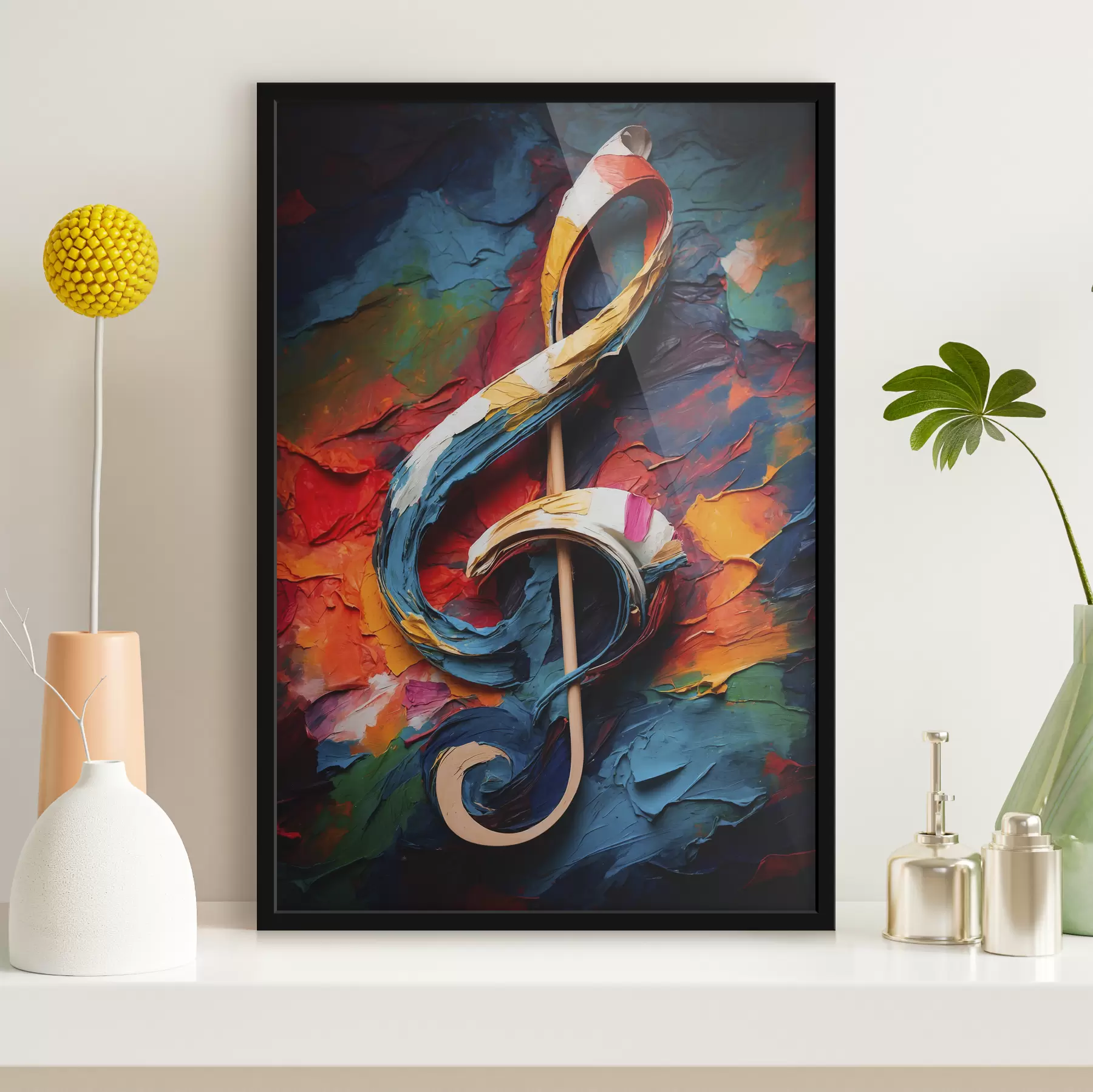 Papier peint Remarque sur le fond abstrait de l'huile f39373