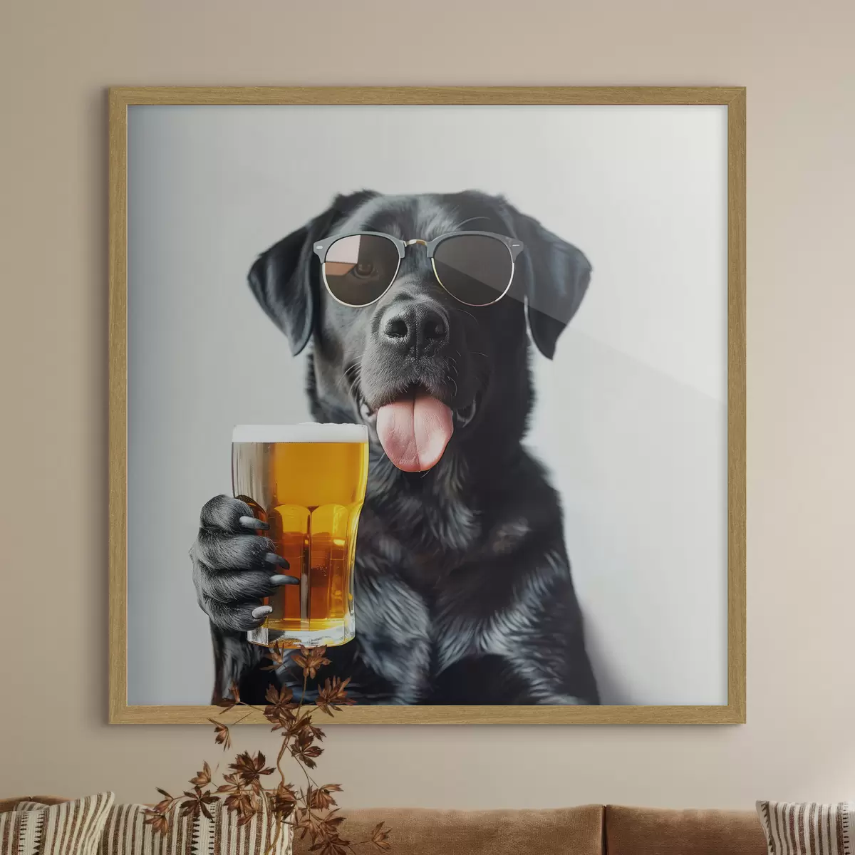 Poster Labrador en congé f39470