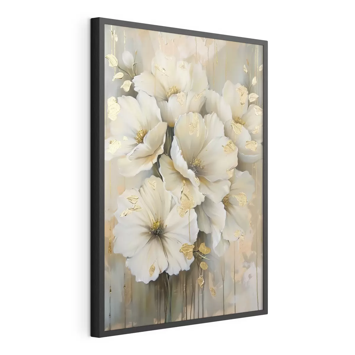 Poster fleurs blanches f39555