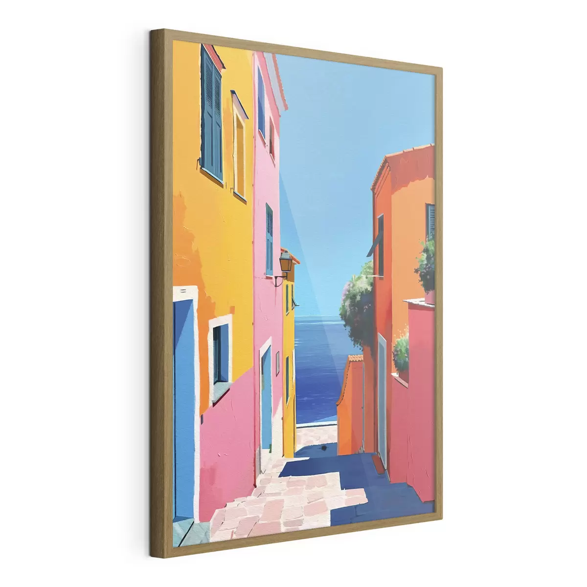 Poster Rue vers la mer f39582