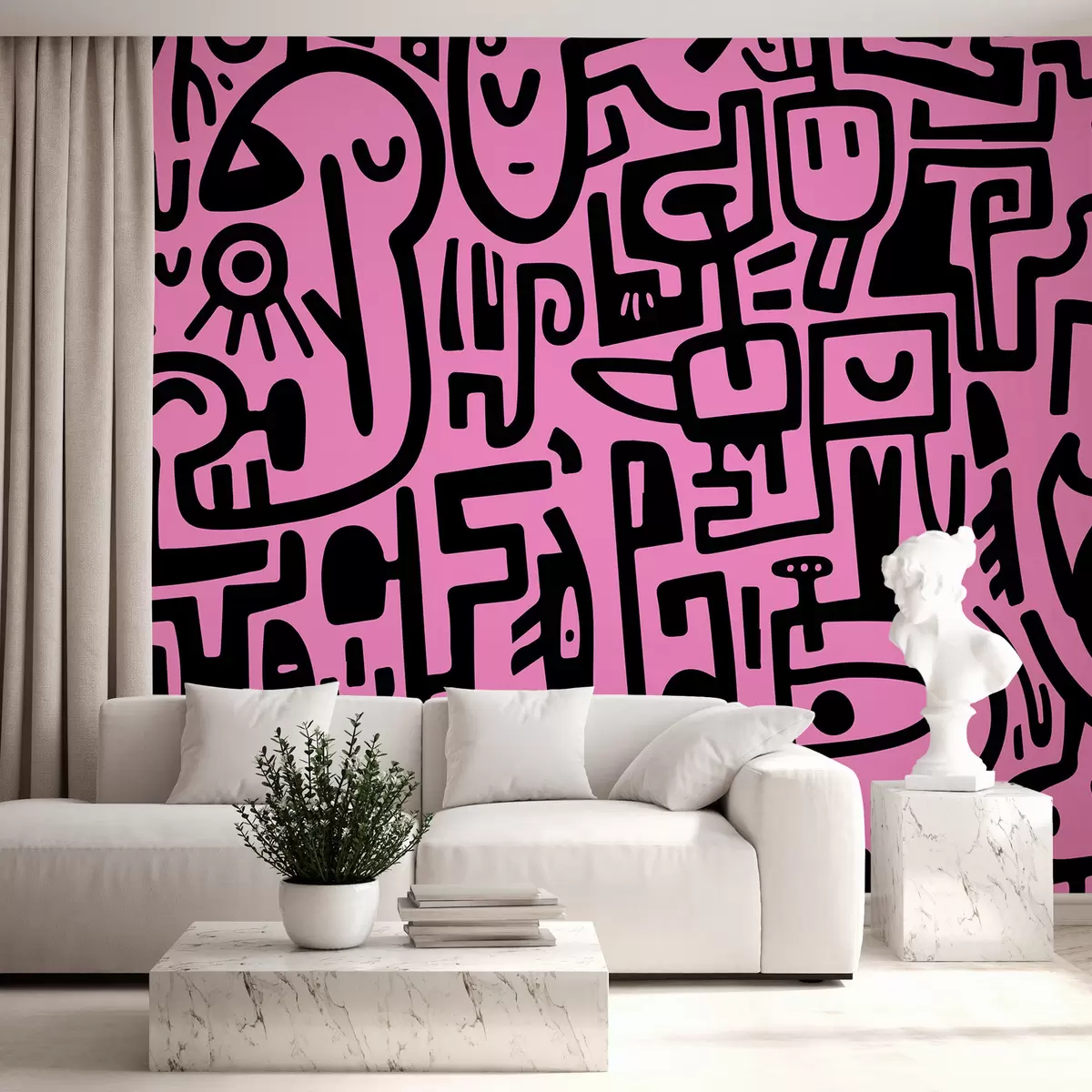 Papier peint Graffiti w08006v1
