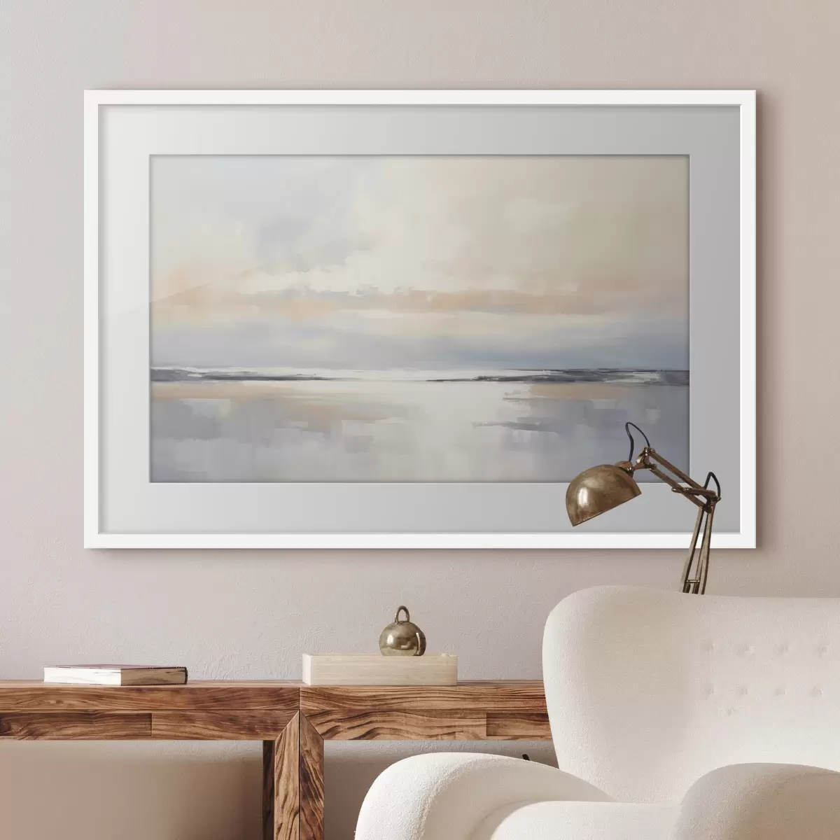 Poster Paysage et mouvement f39713