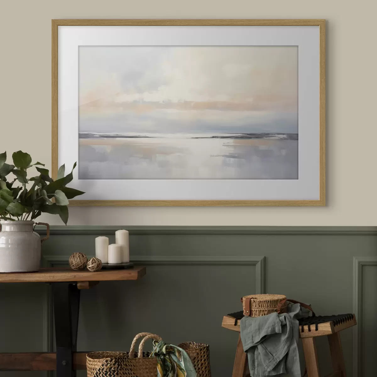 Poster Paysage et mouvement f39713