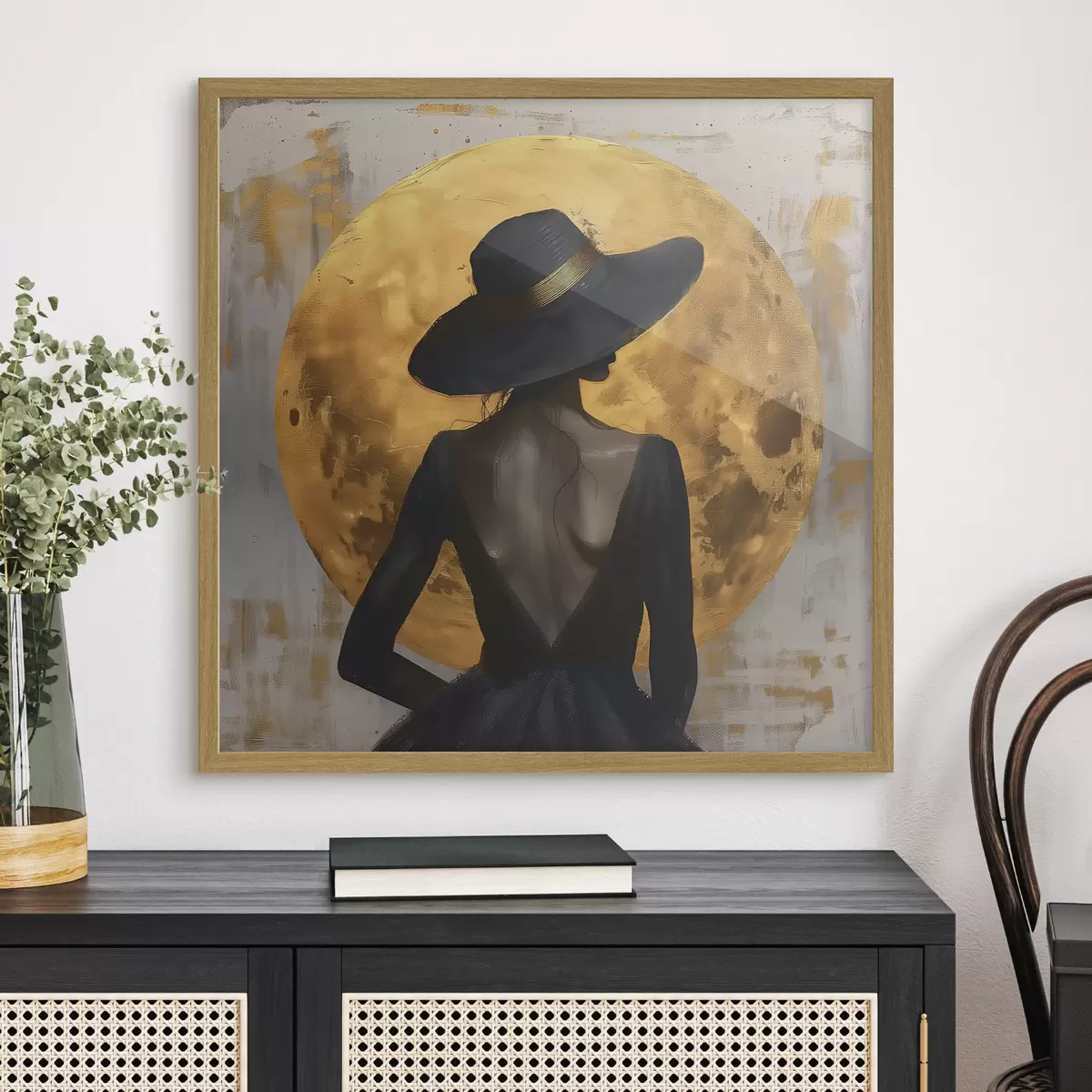 Poster La fille en noir f39685