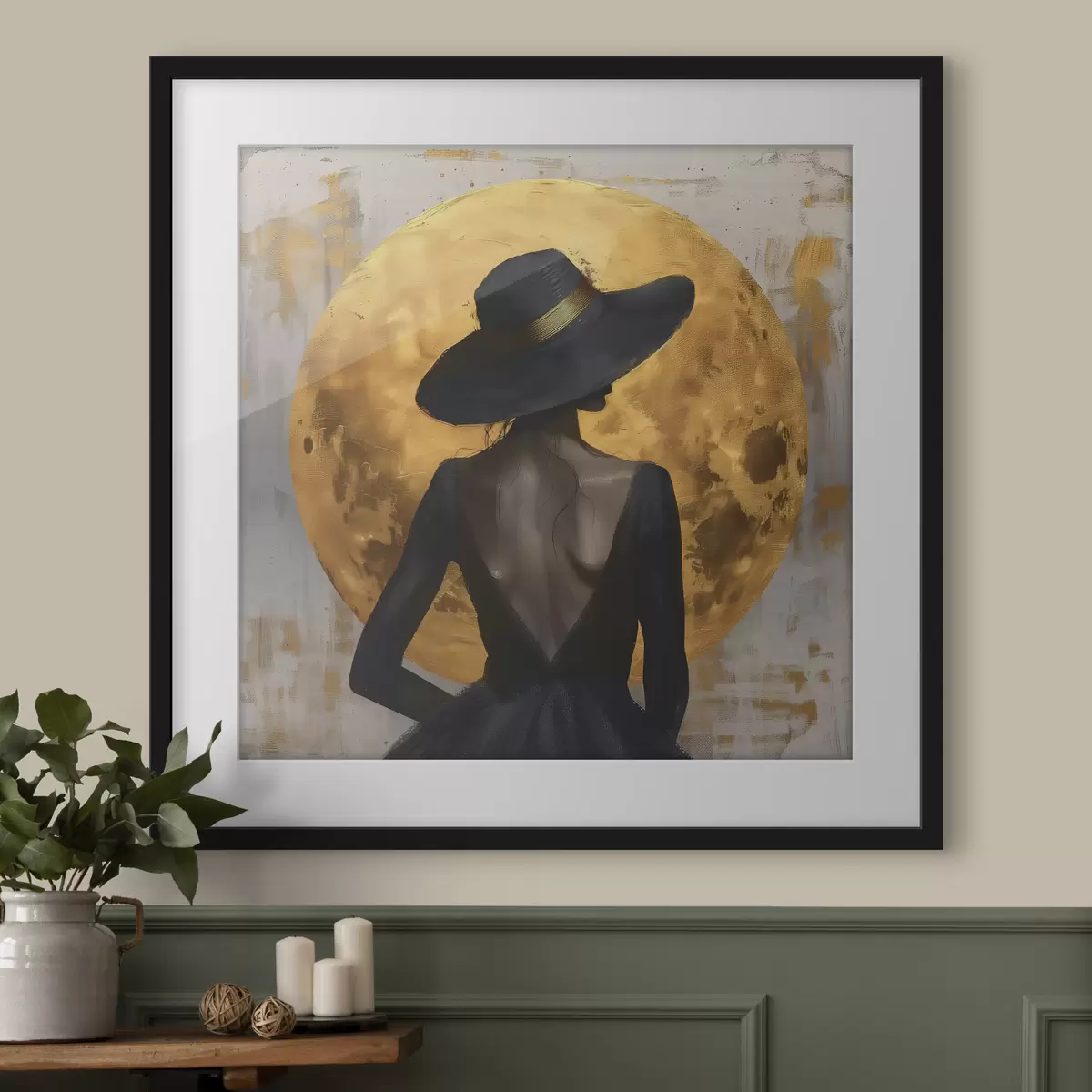 Poster La fille en noir f39685