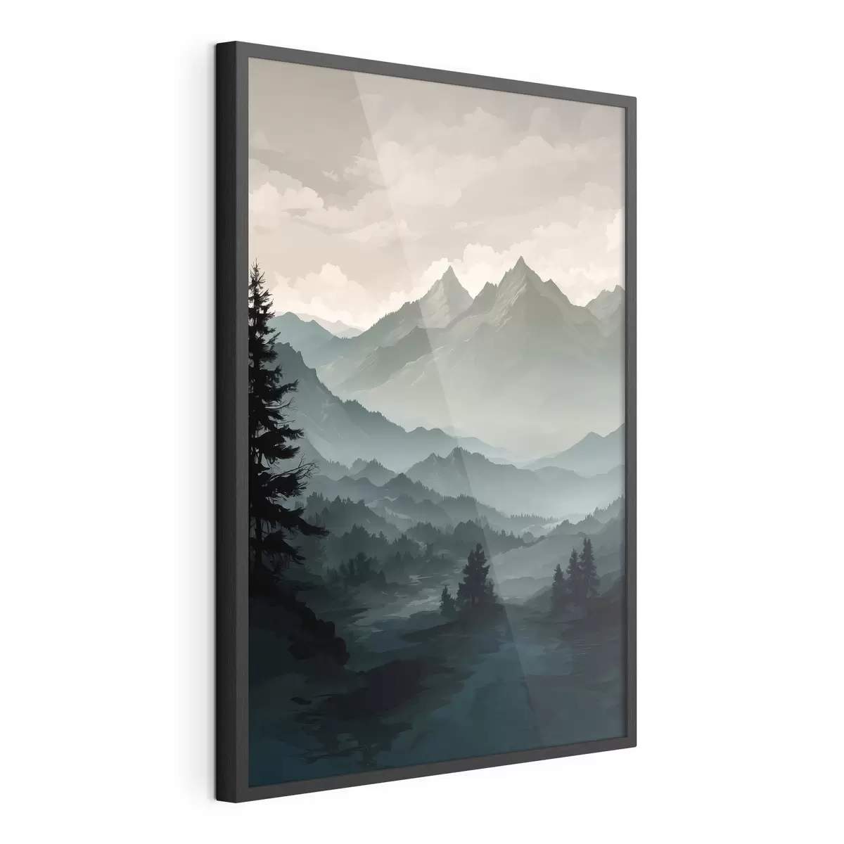 Poster Vue sur la montagne f39587