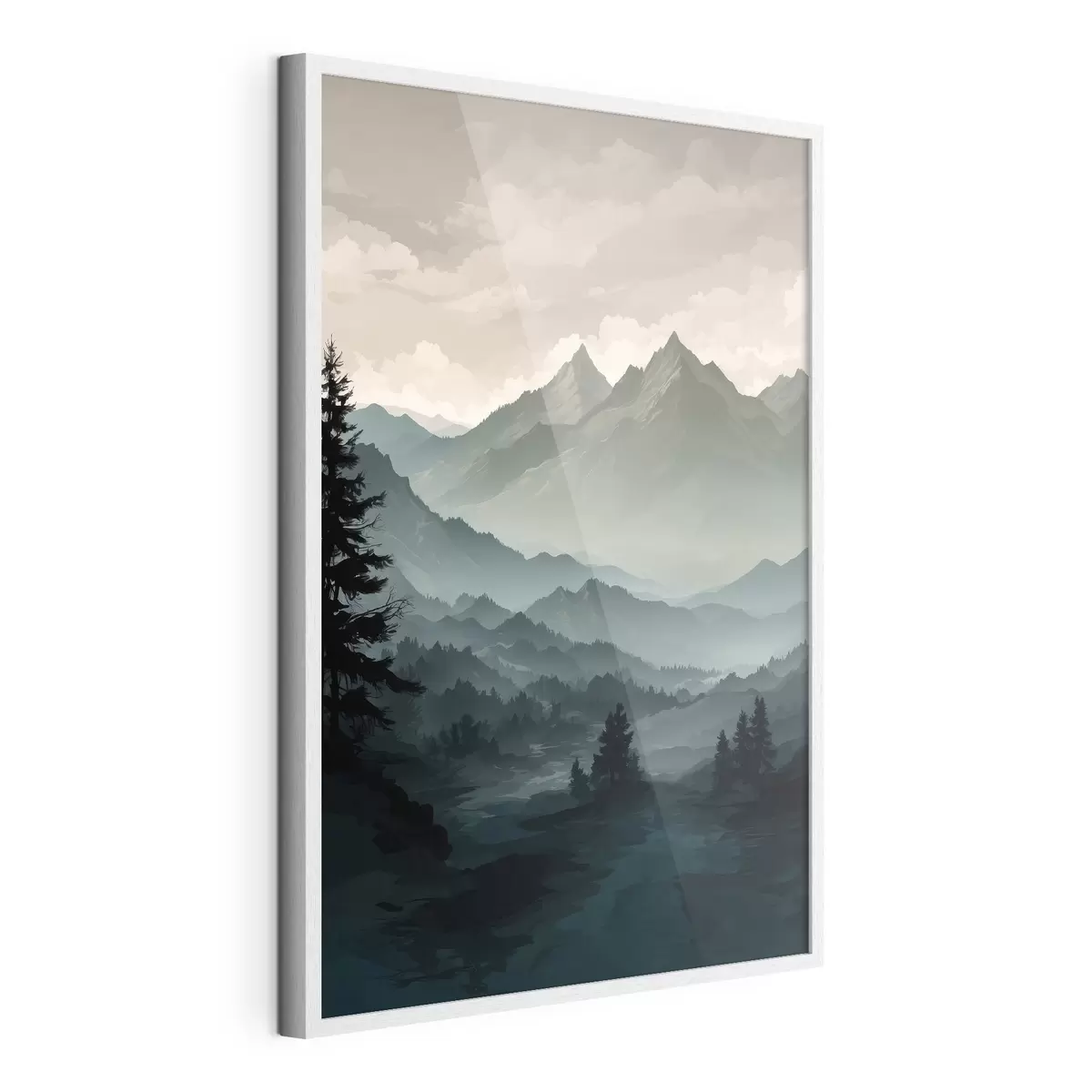 Poster Vue sur la montagne f39587