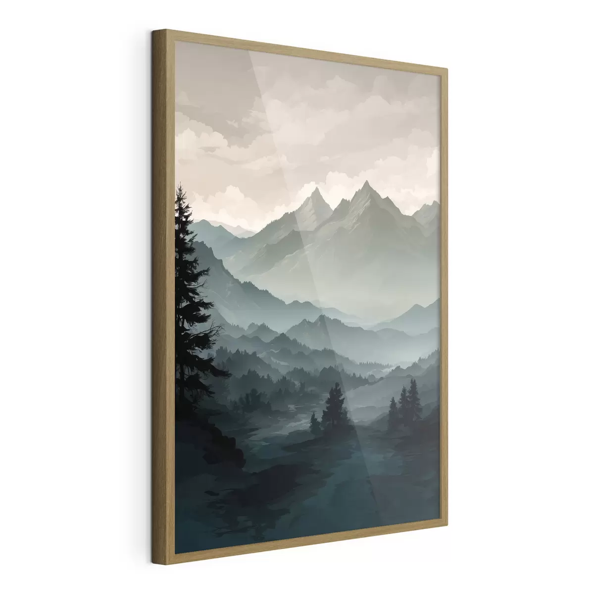 Poster Vue sur la montagne f39587