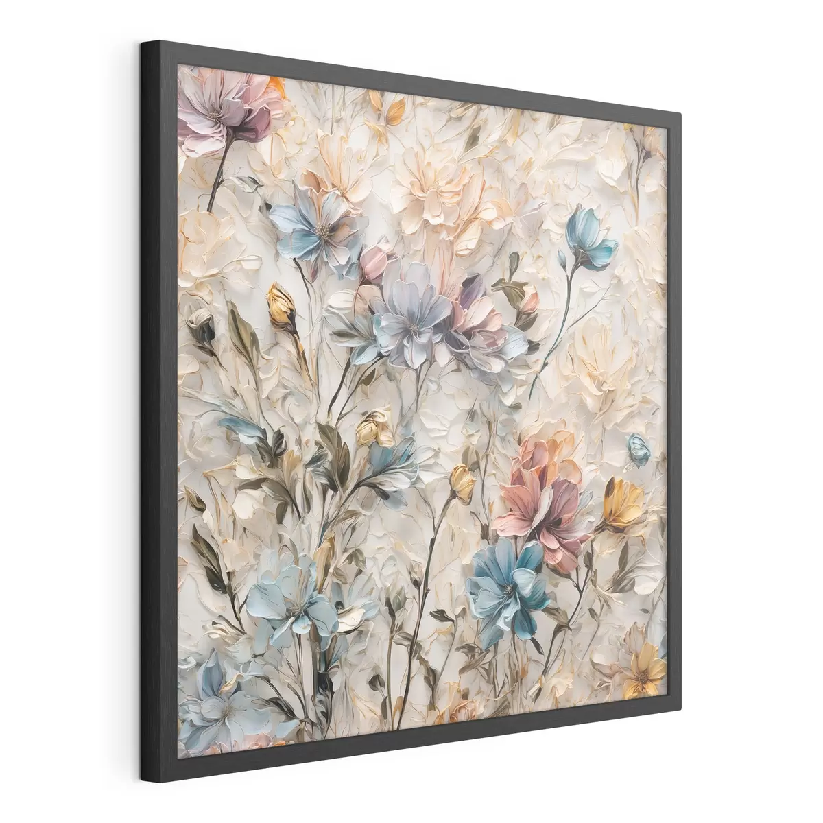 Poster Fleurs et feuilles abstraites f39605