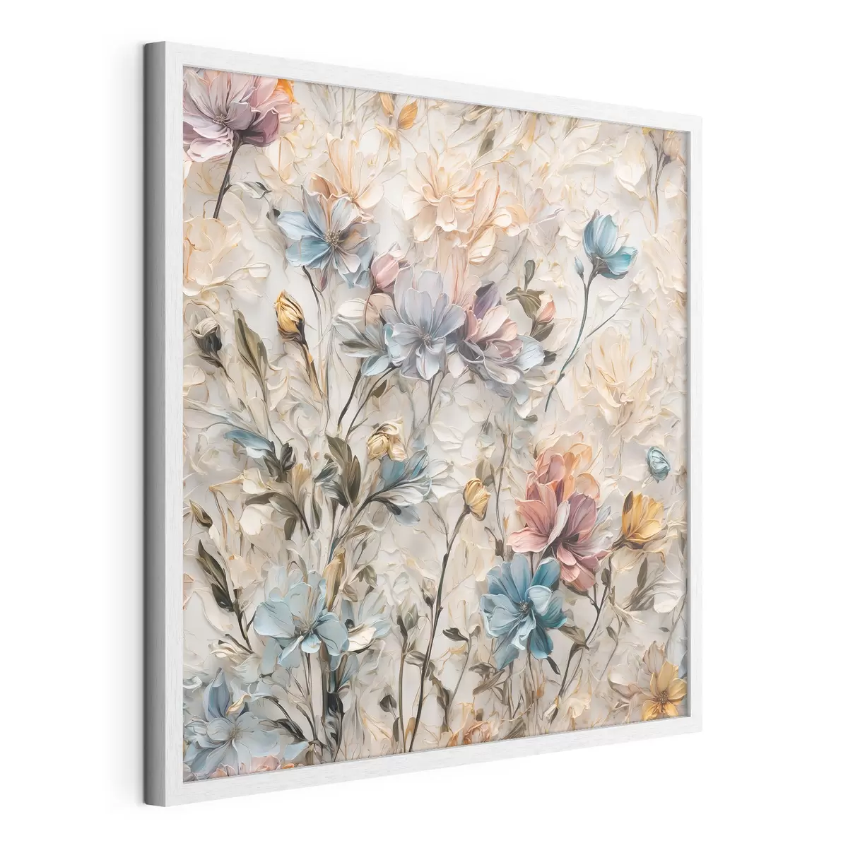 Poster Fleurs et feuilles abstraites f39605
