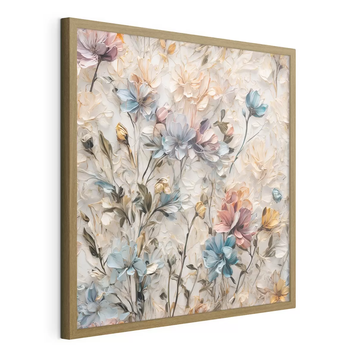 Poster Fleurs et feuilles abstraites f39605