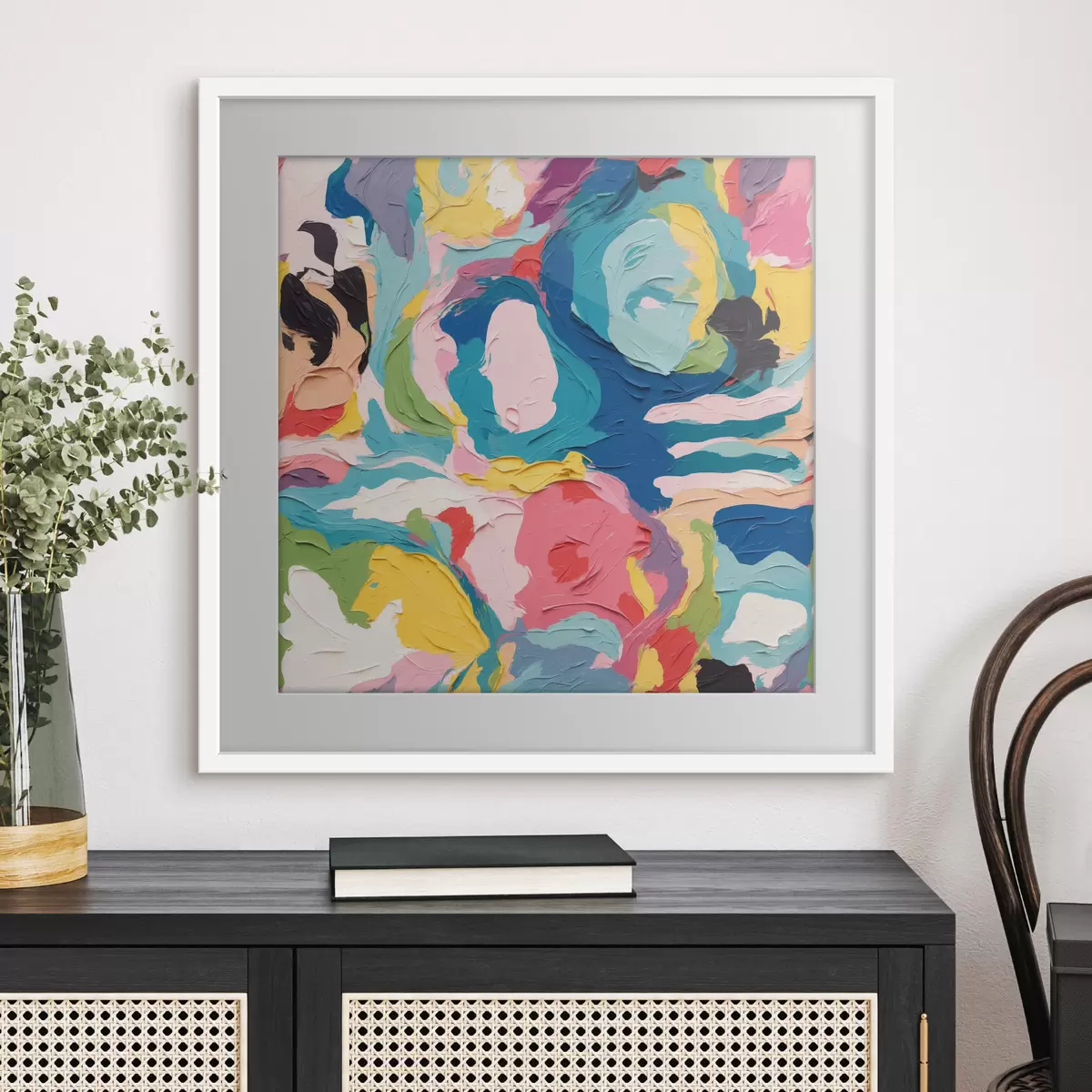 Poster La joie prend couleur f39612