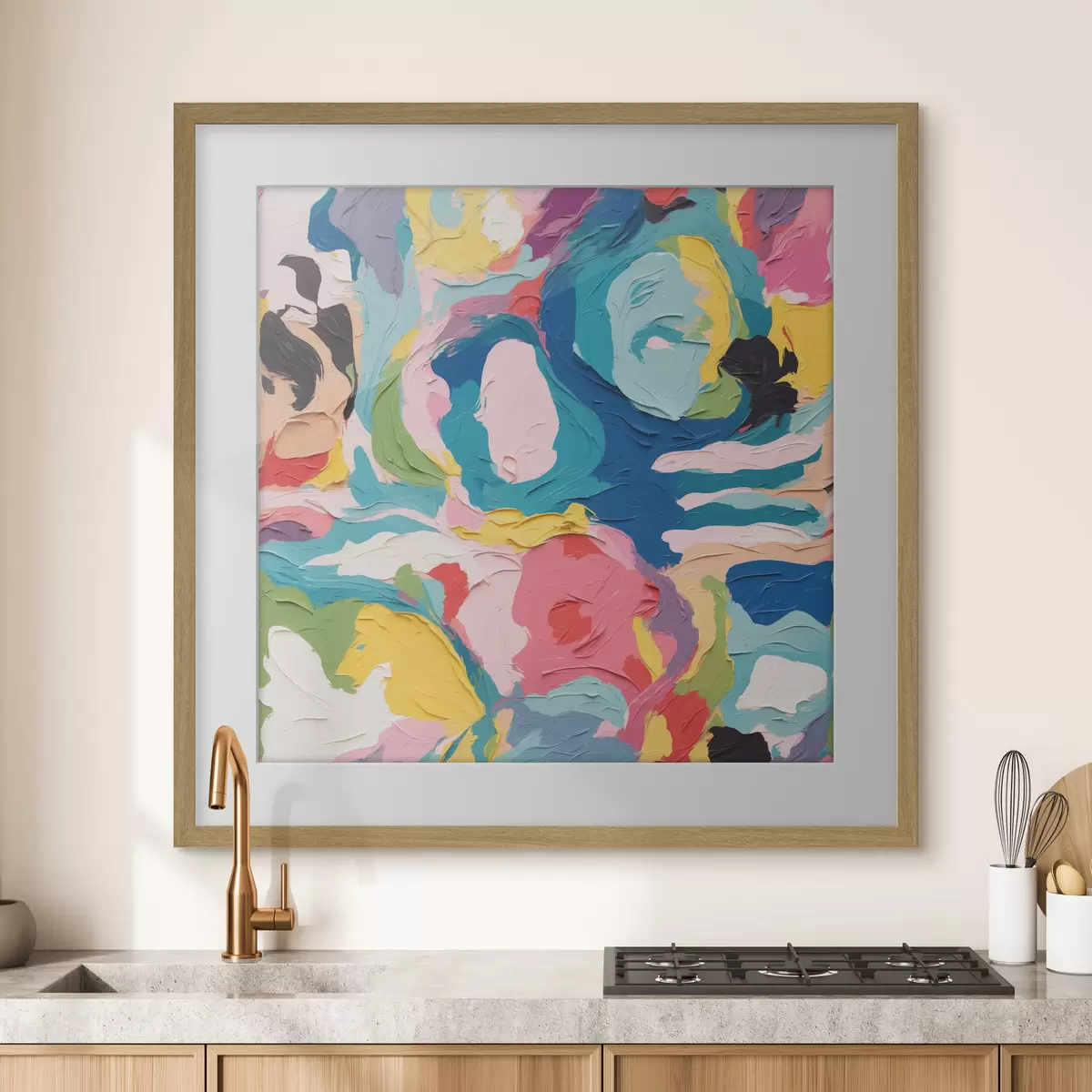 Poster La joie prend couleur f39612
