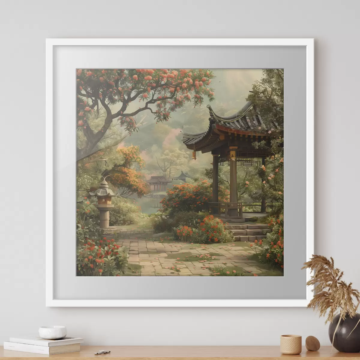 Poster Jardin des pas lents f39772