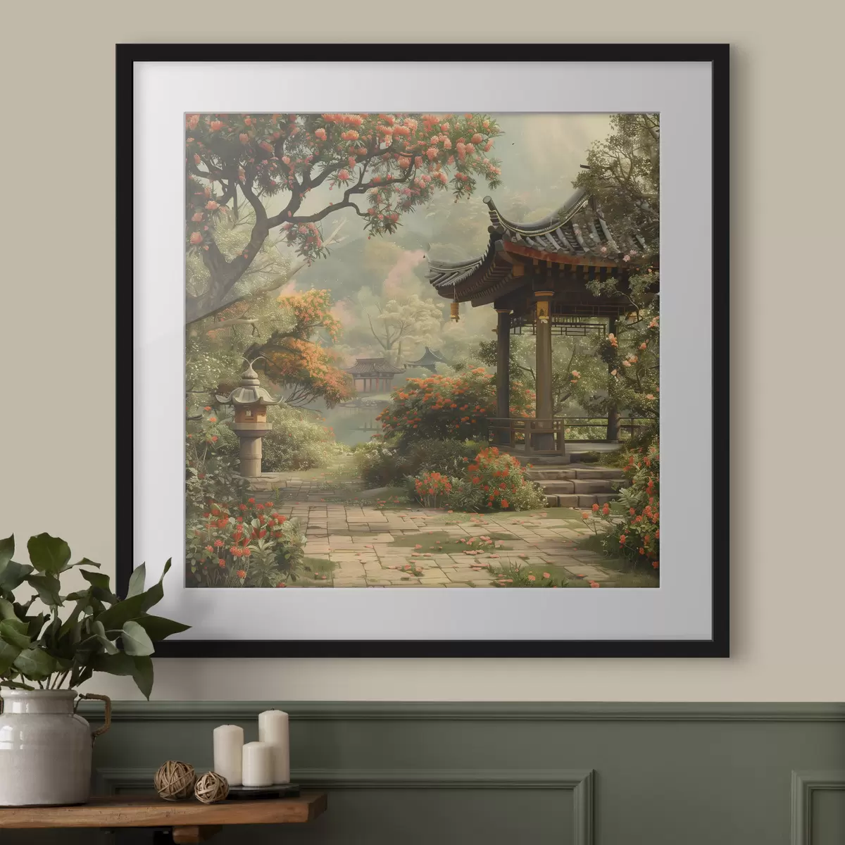 Poster Jardin des pas lents f39772