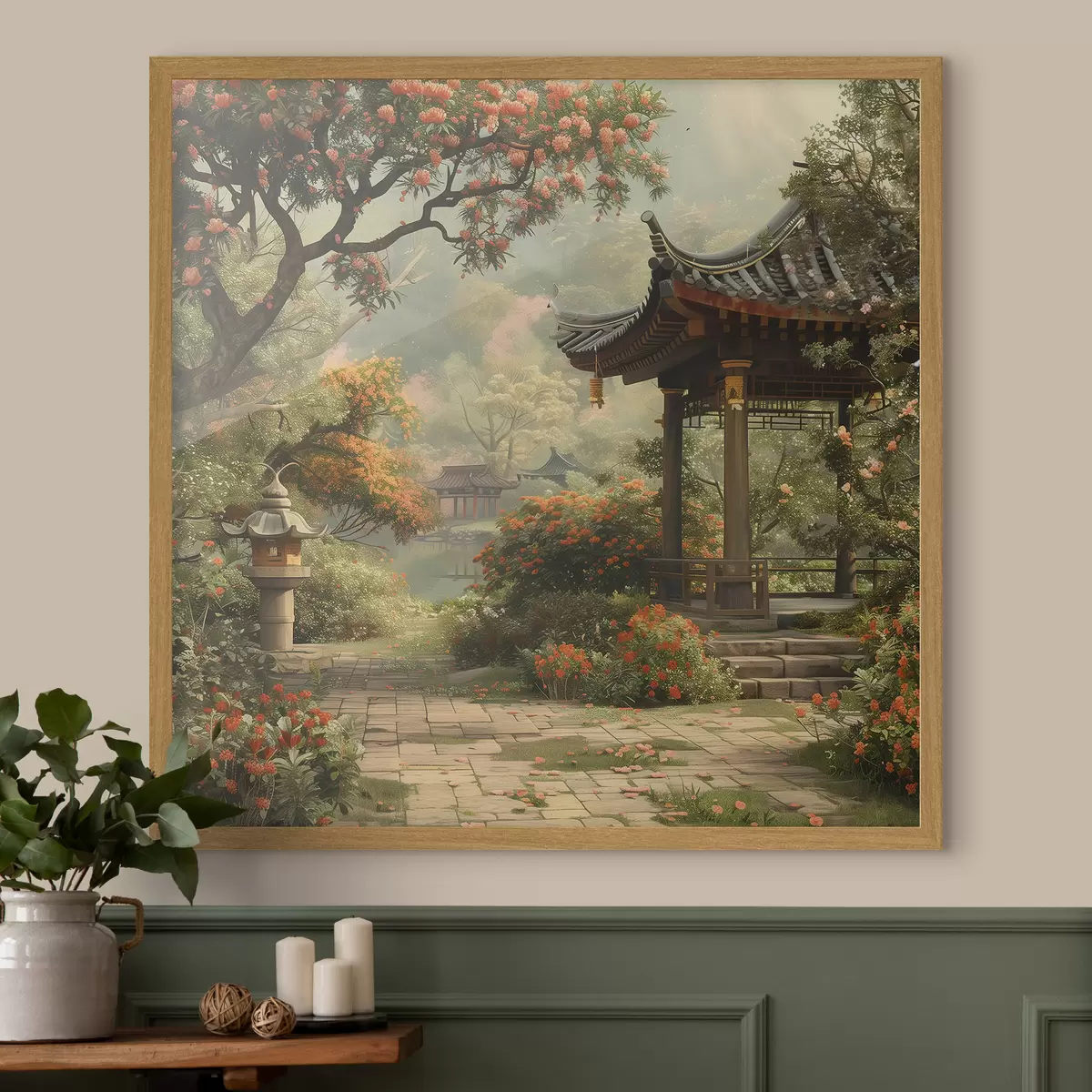 Poster Jardin des pas lents f39772
